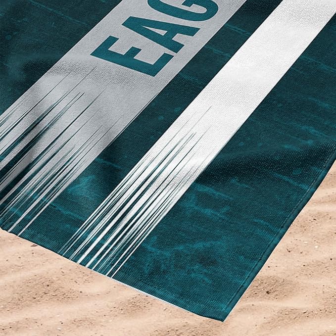 Northwest NFL Oversized Microfiber Beach Towel, 60 x 70 Inches – Quick Dry, Sand Resistant, Lightweight, Highly Absorbent, Shibori Design