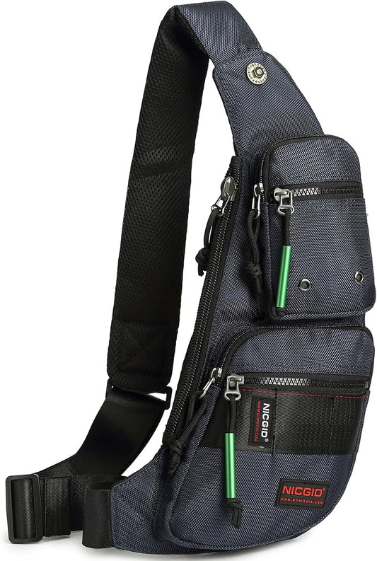 NICGID Sling Bag Chest Shoulder Backpack Crossbody Bags Casual Daypack for Men Women