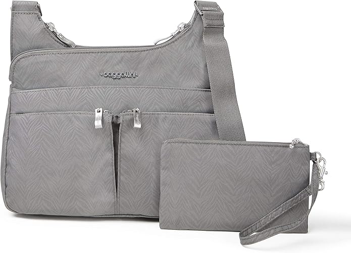 Baggallini Crossbody Travel Bag 11x8.5 Lightweight Water-resistant Nylon Handbag