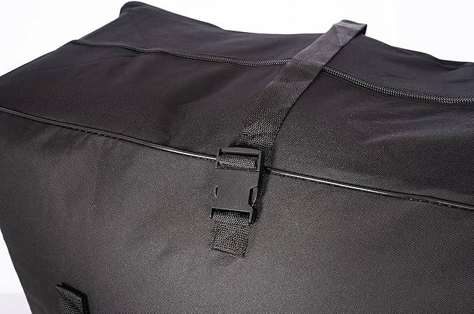 Extra Large Foldable Duffel Bag for Travel – Heavy-Duty Cargo Bag with Zippers & Reinforced Handles, TSA Approved, Water-Resistant, Security strap 36x27x16inch, load up to 120 lb