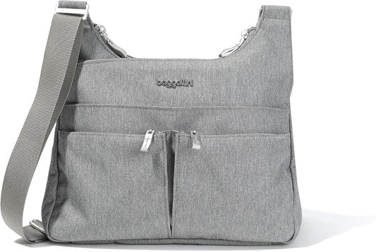 Baggallini Crossbody Travel Bag 11x8.5 Lightweight Water-resistant Nylon Handbag