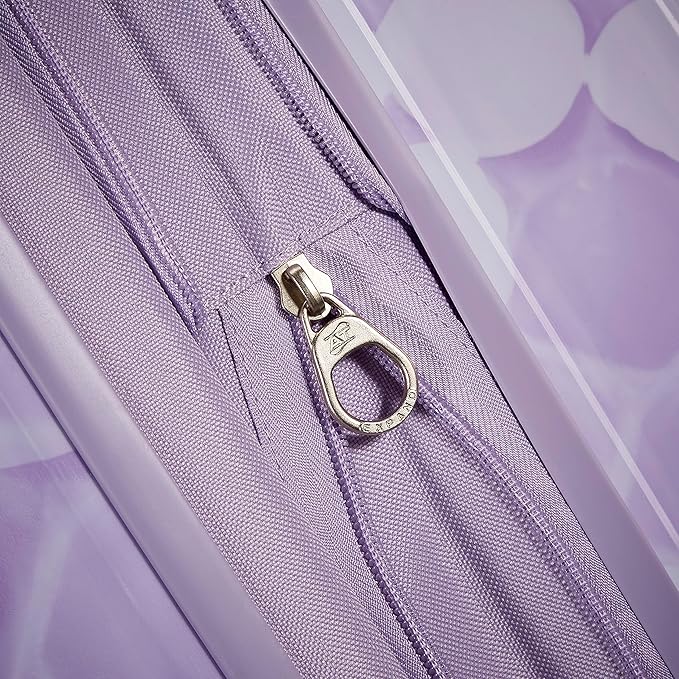 American Tourister Moonlight Hardside Expandable Luggage with Spinner Wheels, Lavender Maze, Carry-On 21-Inch