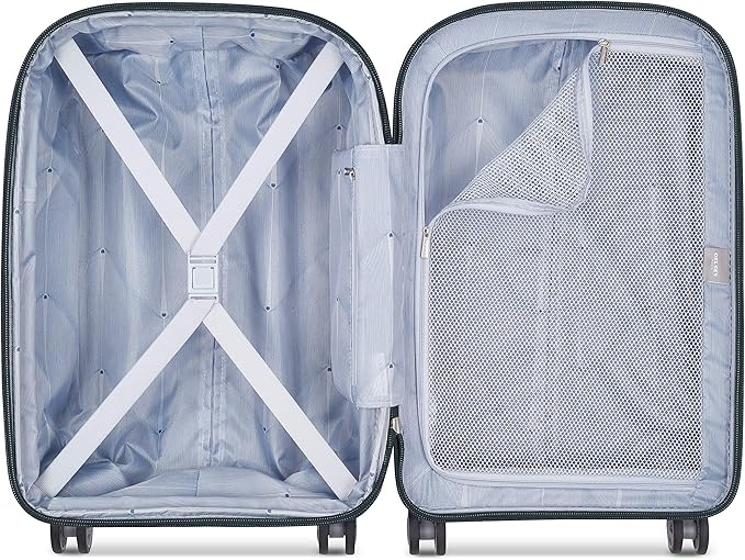 DELSEY PARIS Clavel Hardside Expandable Luggage with Spinner Wheels, Blue Jean, 2-Piece Set (19/30)