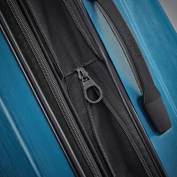 Samsonite Centric 2 Hardside Expandable Luggage with Spinner Wheels, Caribbean Blue, Checked-Large 28-Inch