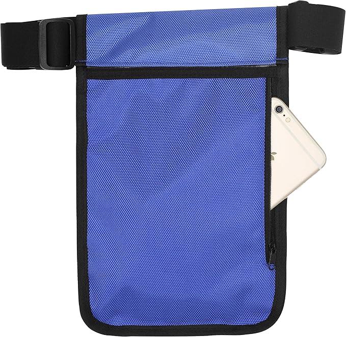Nurse Fanny Pack for Work,Kit Practical Waist Bag for Nurses,Fanny Pack for Basics,Nurse Utility Belt Organizer Bag (BlueCyan)